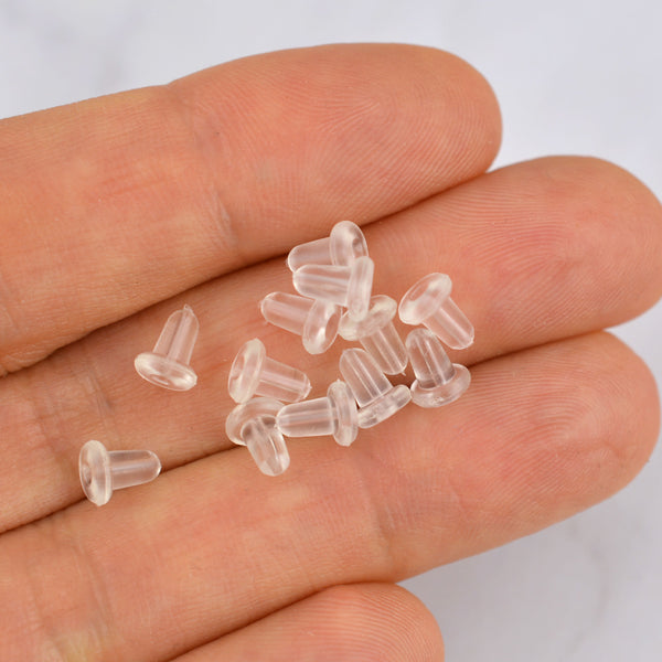 Rubber Earring Backs 12 pc (6 pairs)