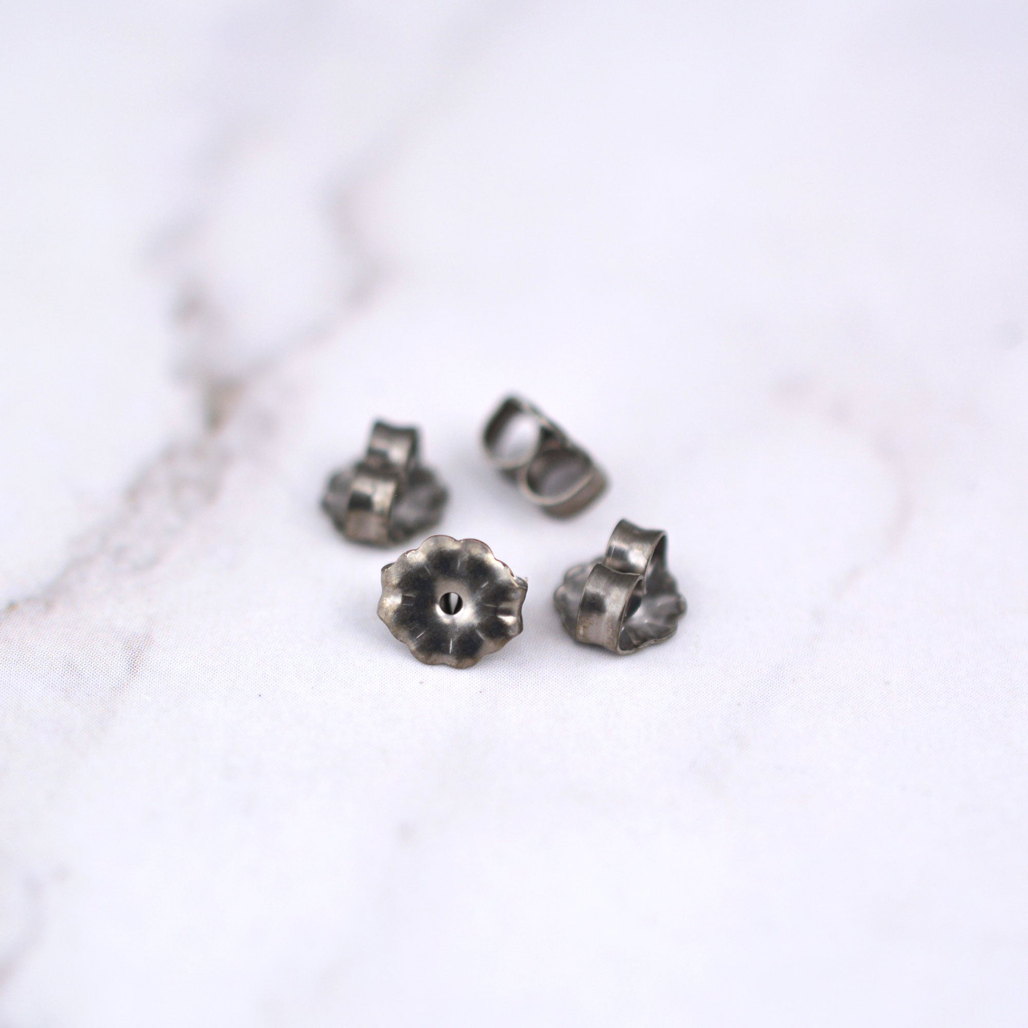 Titanium Earring Backs 4 pc (2 pairs)