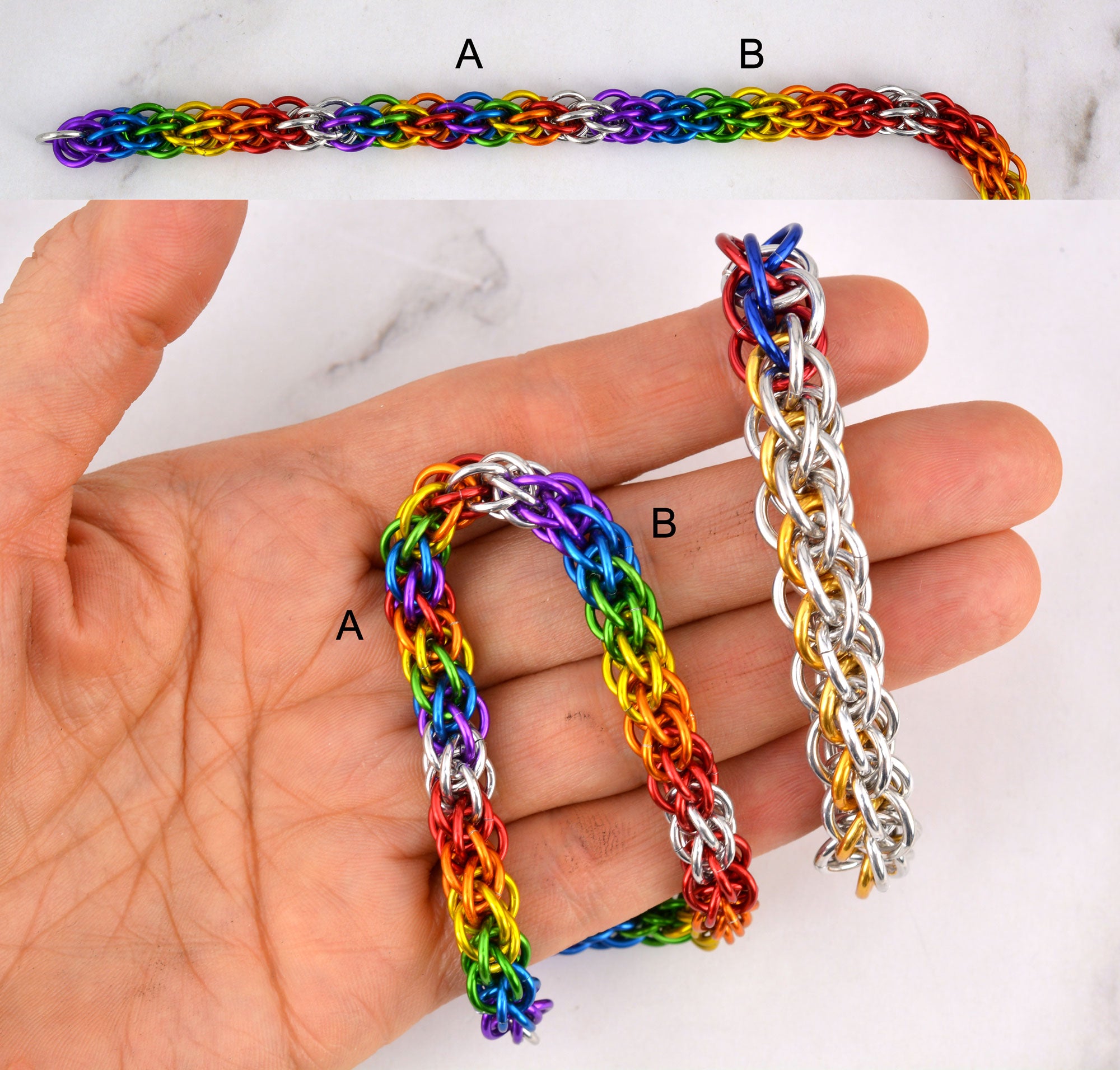 RESERVED: Custom Rainbow JPL5 Necklace