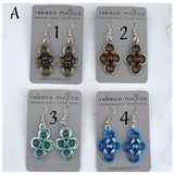 OVERSTOCK SALE: Japanese Cross Earrings