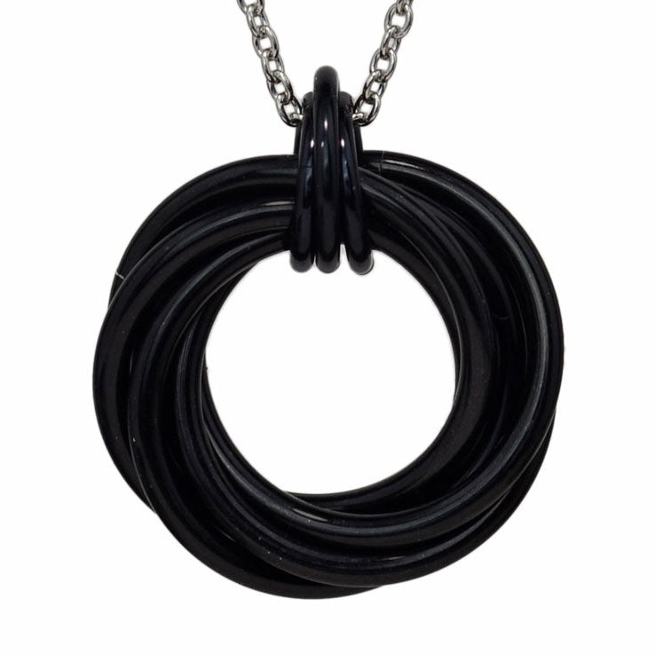 Black Hole Swirl Pendant