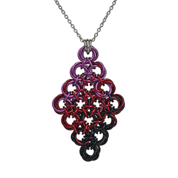 SALE: Knotted Diamond - Gothic Rose
