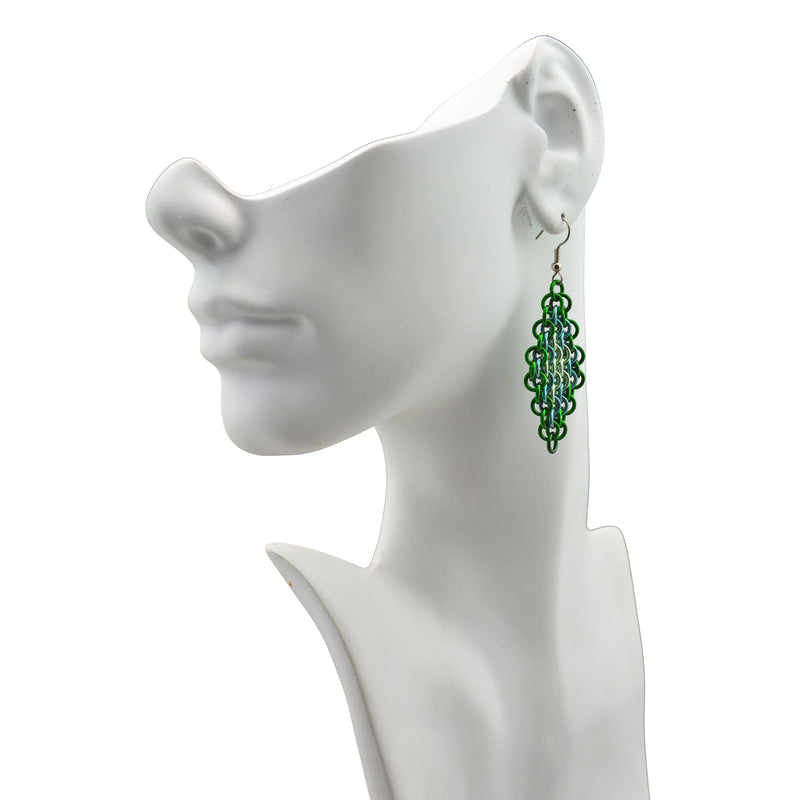 OVERSTOCK SALE: Mesh Diamond Earrings