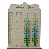 OVERSTOCK SALE: Long Mesh Ribbon Earrings