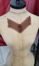 RESERVED: Custom Aro Ace Pride V Mesh Necklace