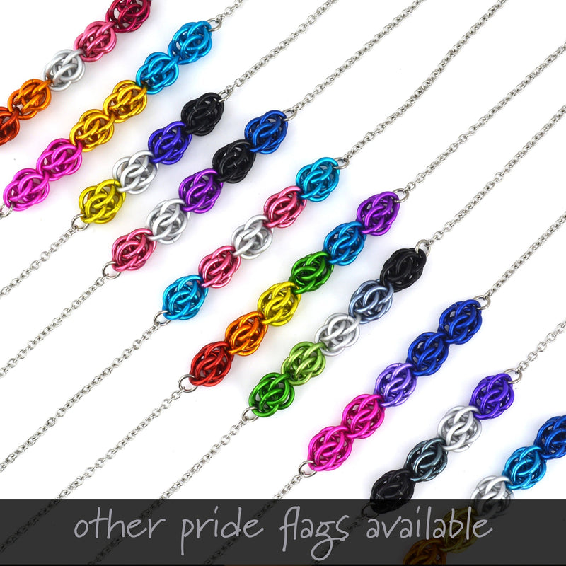 Nonbinary Pride - Petite Necklace