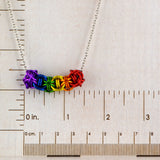 Rainbow Pride Sliding Tube Necklace