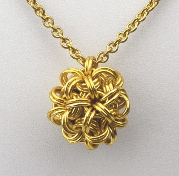 SALE: Dodecahedron Pendant - 26" chain