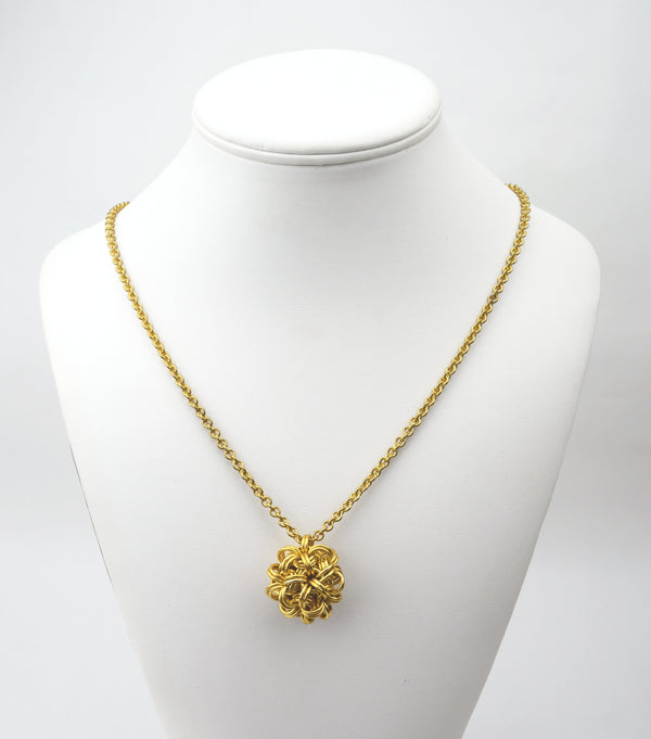 SALE: Dodecahedron Pendant - 26" chain
