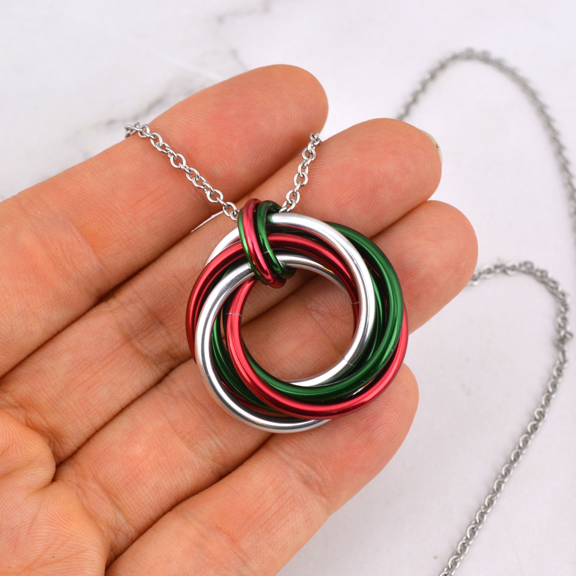 Christmas Holidays Swirl Pendant