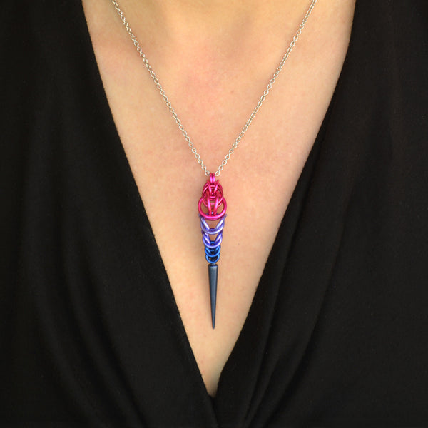 Bisexual Pride - Spike Pendant