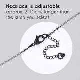 Knotted V Necklace - Black