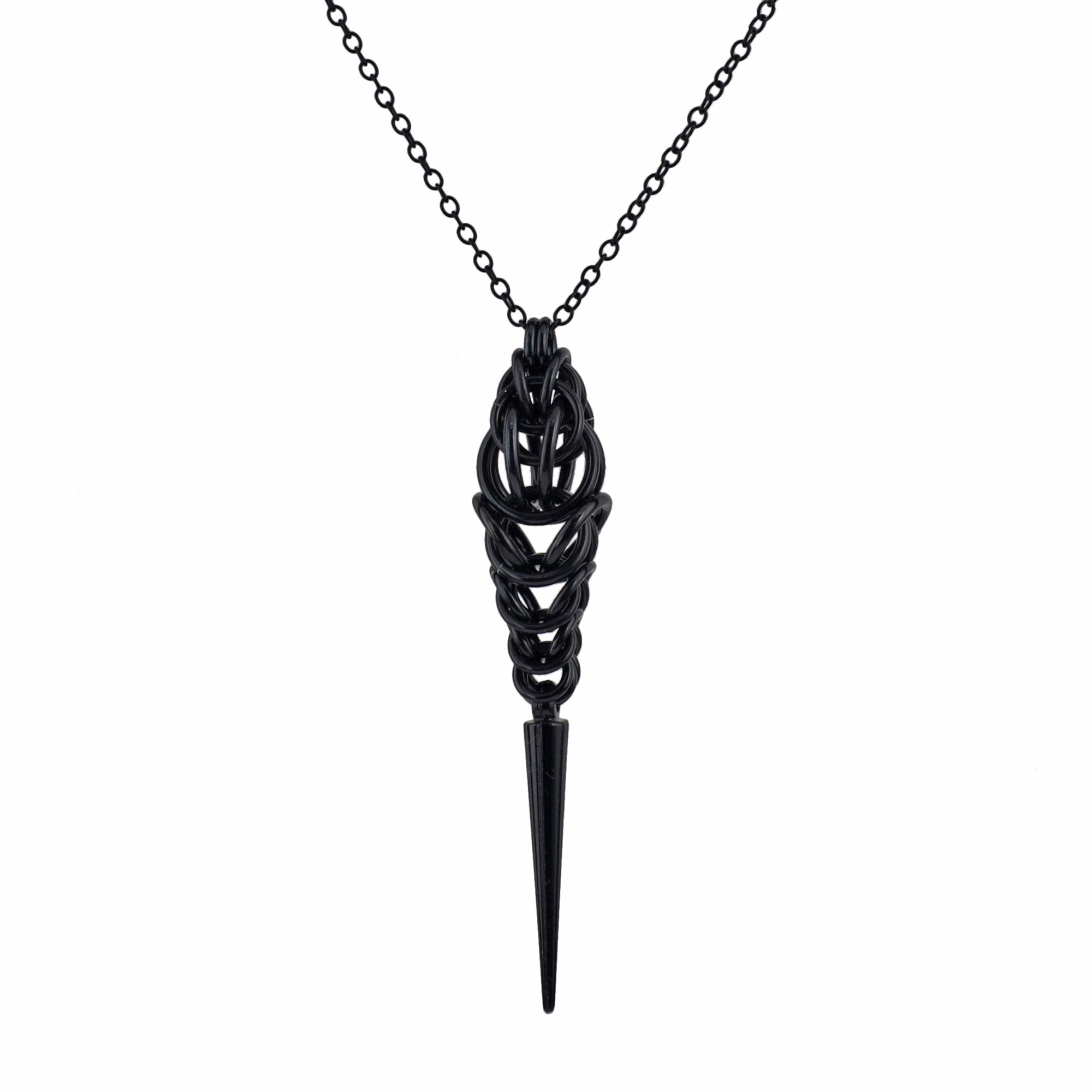 Spike Pendant - Black