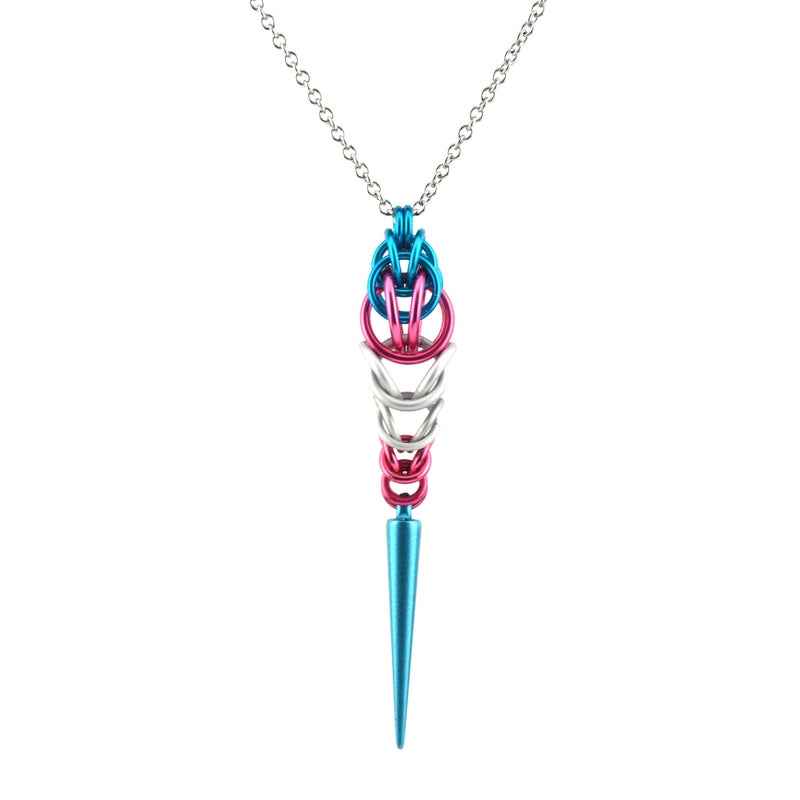 Transgender Pride - Spike Pendant