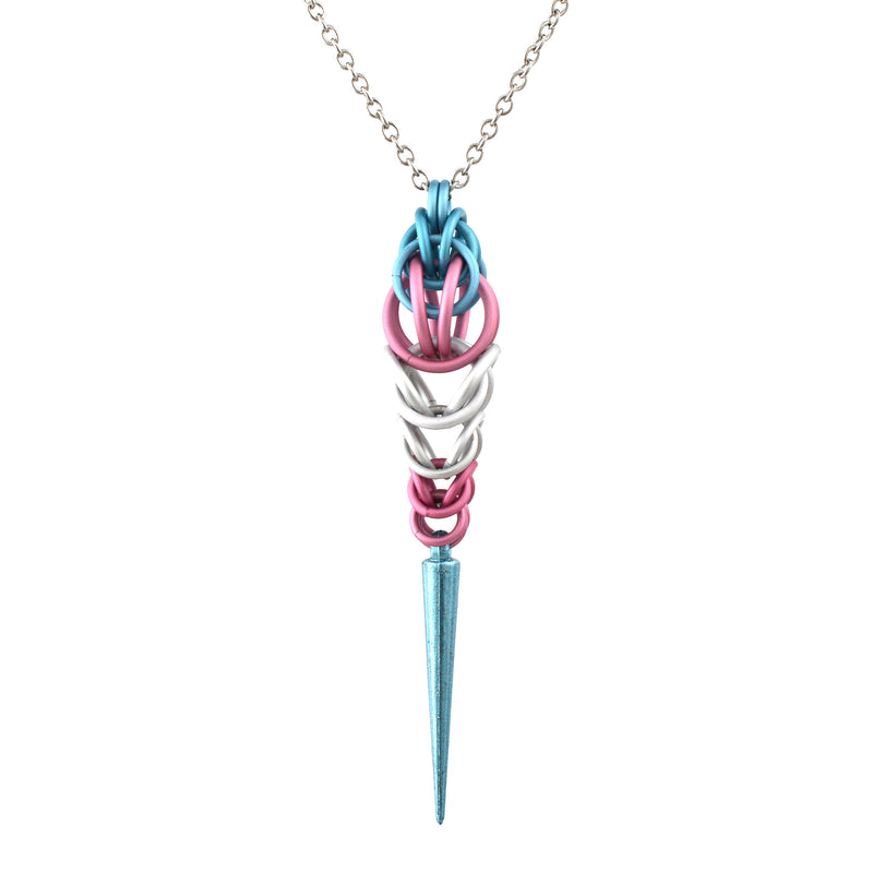 Transgender Pride - Spike Pendant