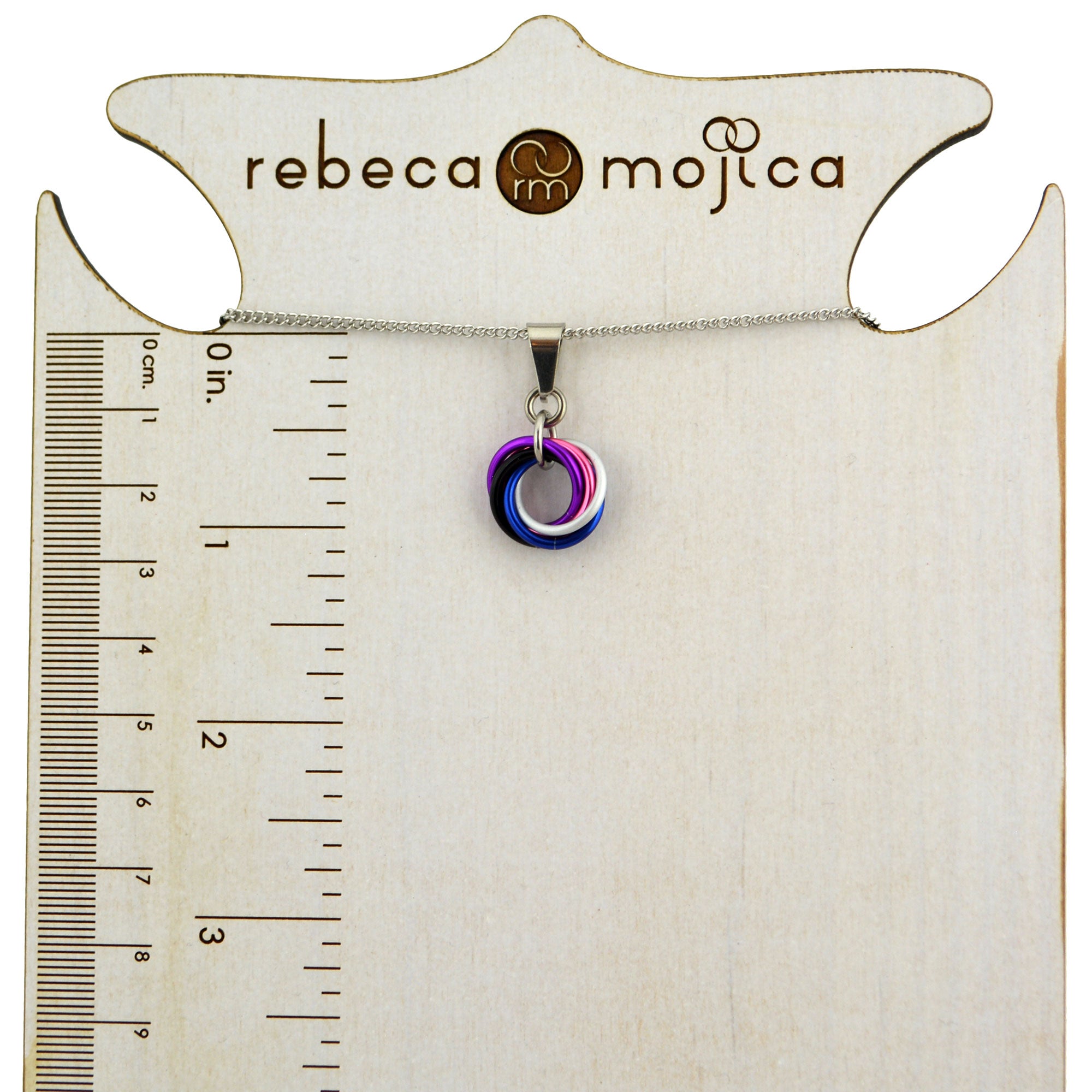 Genderfluid Pride - Small Swirl Pendant