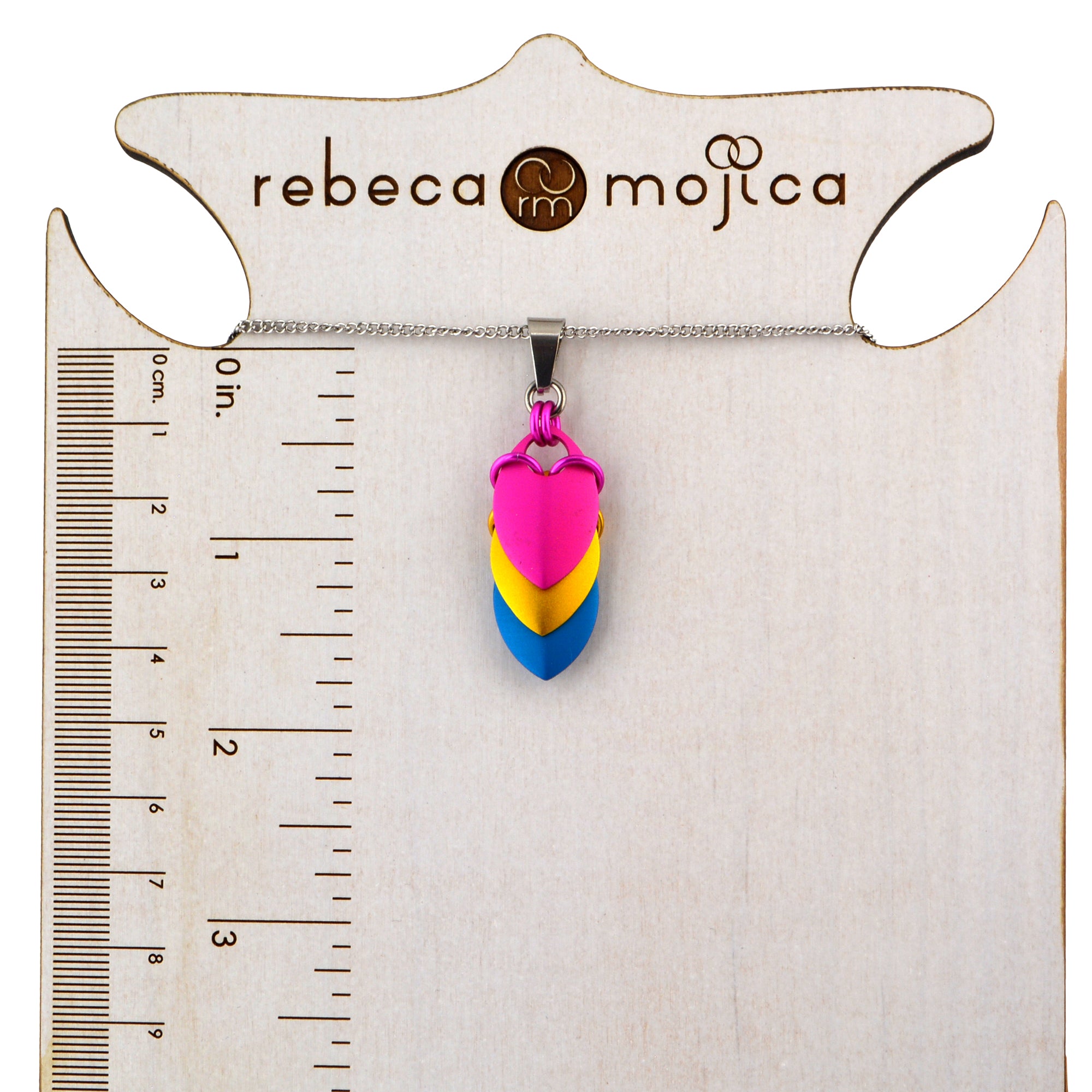 Pansexual Pride - Chevron Short Pendant