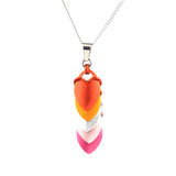 Lesbian Pride - Chevron Pendant (Medium)