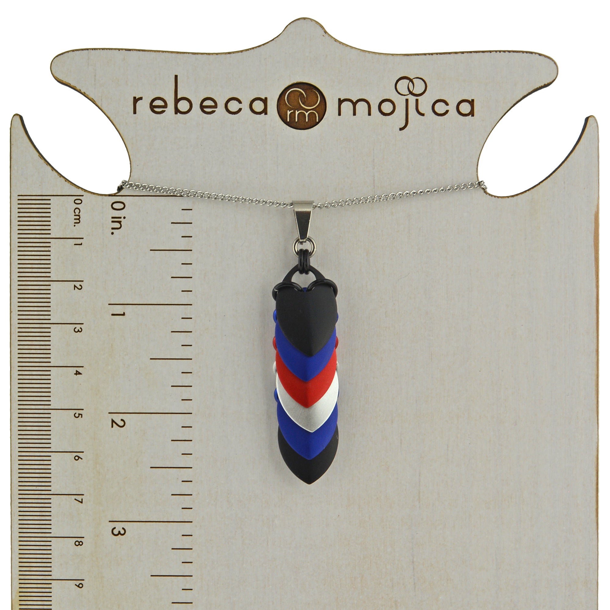 Leather Pride - Chevron Pendant (Long)