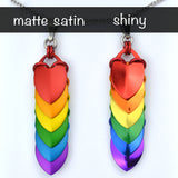 Rainbow Pride - Chevron Pendant (Long)