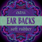 Rubber Earring Backs 12 pc (6 pairs)