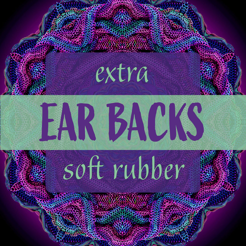 Rubber Earring Backs 12 pc (6 pairs)