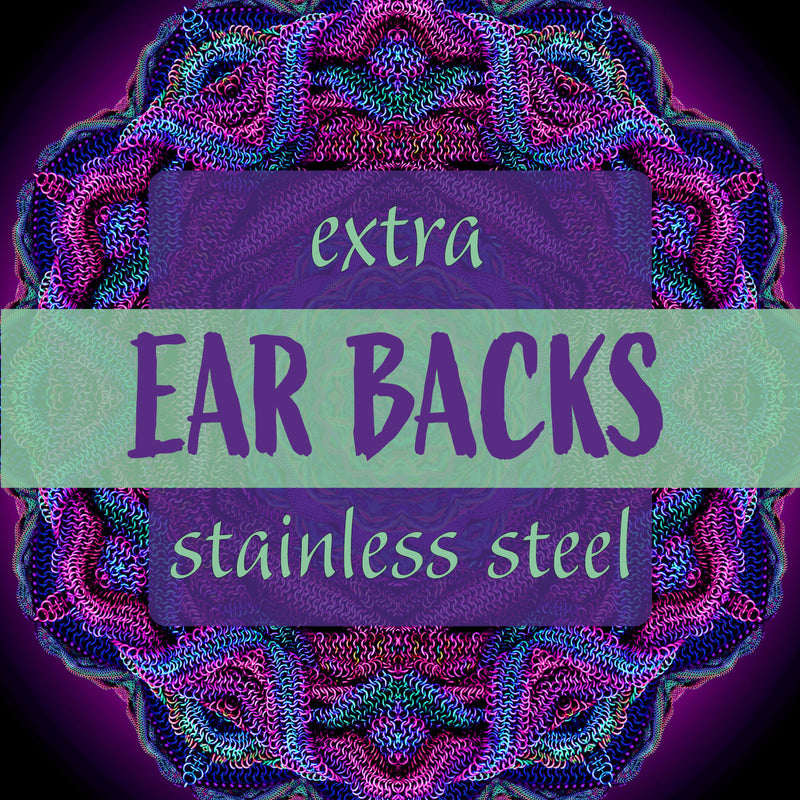 Steel Earring Backs