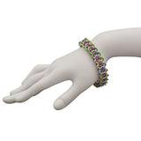 SALE: Spring Elfweave Niobium & Sterling Bracelet - MEDIUM - Approx 7.25"