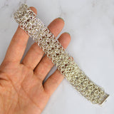 Sterling Silver Intricate Cuff - 7.25" - SPECIAL SALE