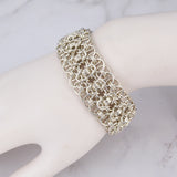 Sterling Silver Intricate Cuff - 7.25" - SPECIAL SALE