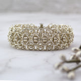 Sterling Silver Intricate Cuff - 7.25" - SPECIAL SALE