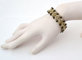 Beaded Sterling Gridlock - 7.25" - SPECIAL SALE