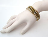 SALE: Sterling & Gold-Fill Reversible Cuff - 7.25"