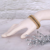 SALE: Sterling & Gold-Fill Reversible Cuff - 7.25"