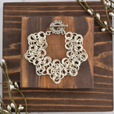SALE: Sterling Silver Mobiused Rosettes - XS (approx 6.5")
