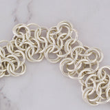SALE: Sterling Silver Mobiused Rosettes - XS (approx 6.5")