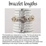 SALE: Sterling Silver Crystal Ring Byzantine - SMALL (approx 7")