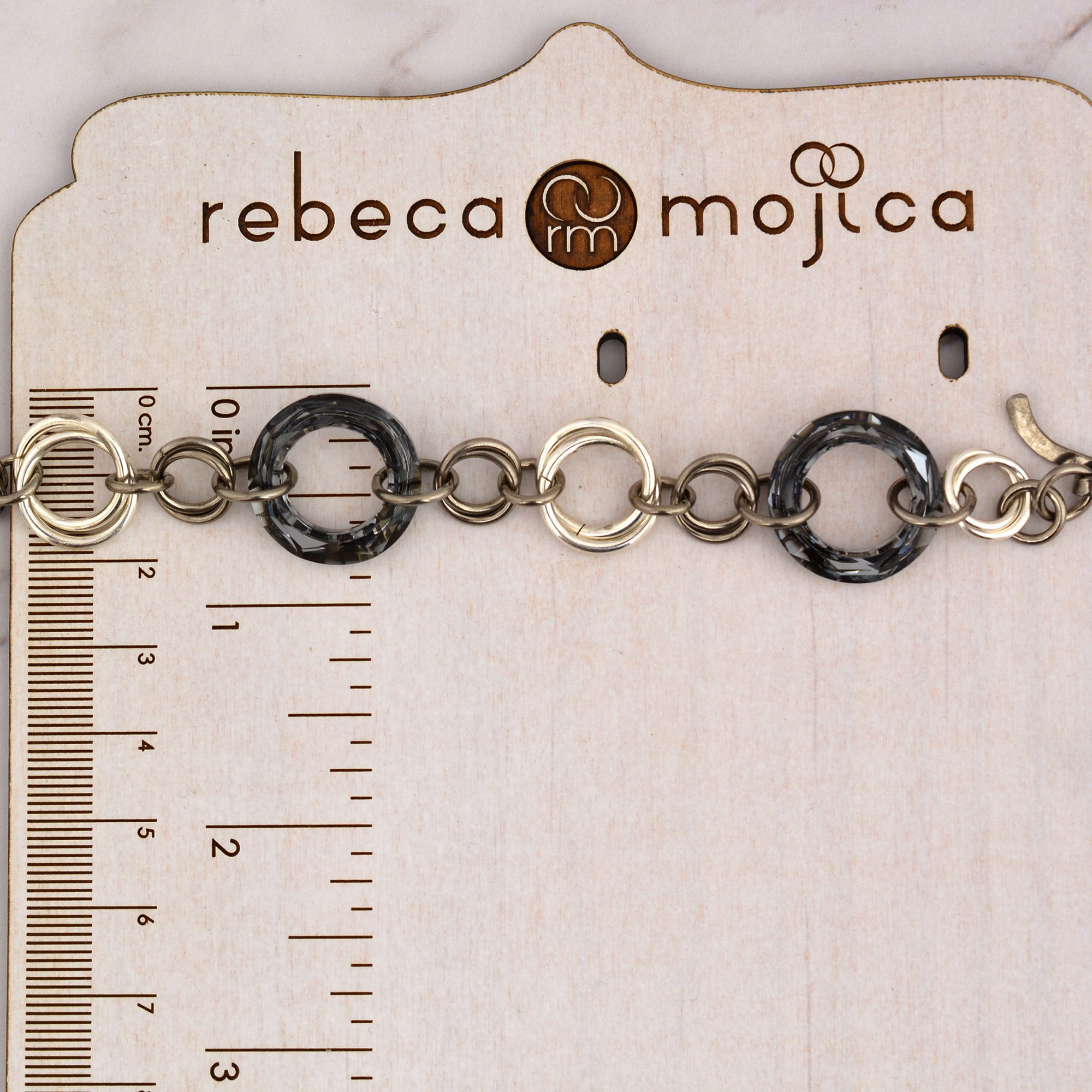 SALE: Cosmic Crystals Bracelet - Silver Night Colors - Medium (7")