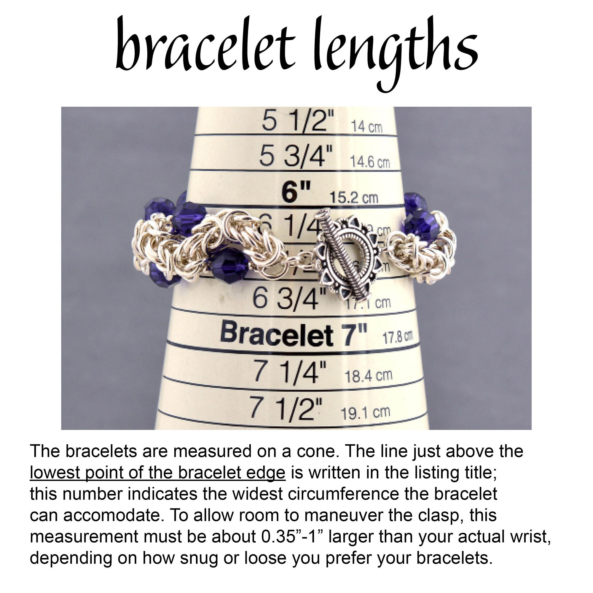 SALE: Zig Zag Byzantine Bracelet - XS (6.5")