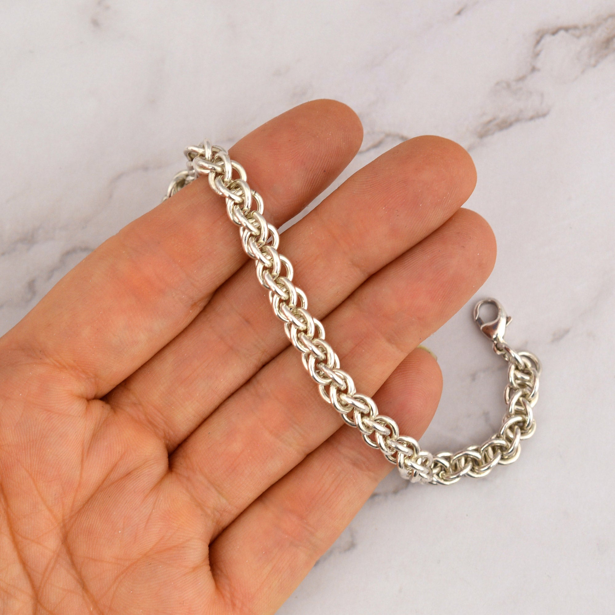 SALE: Sterling Silver Jens Pind Bracelet - Small (6.75")