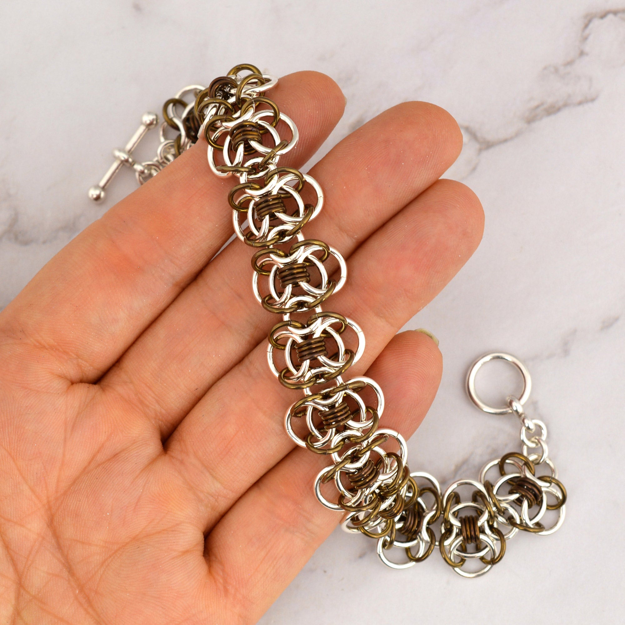 SALE: Sterling Silver Coiled Butterfly Bracelet - Medium (7.5")