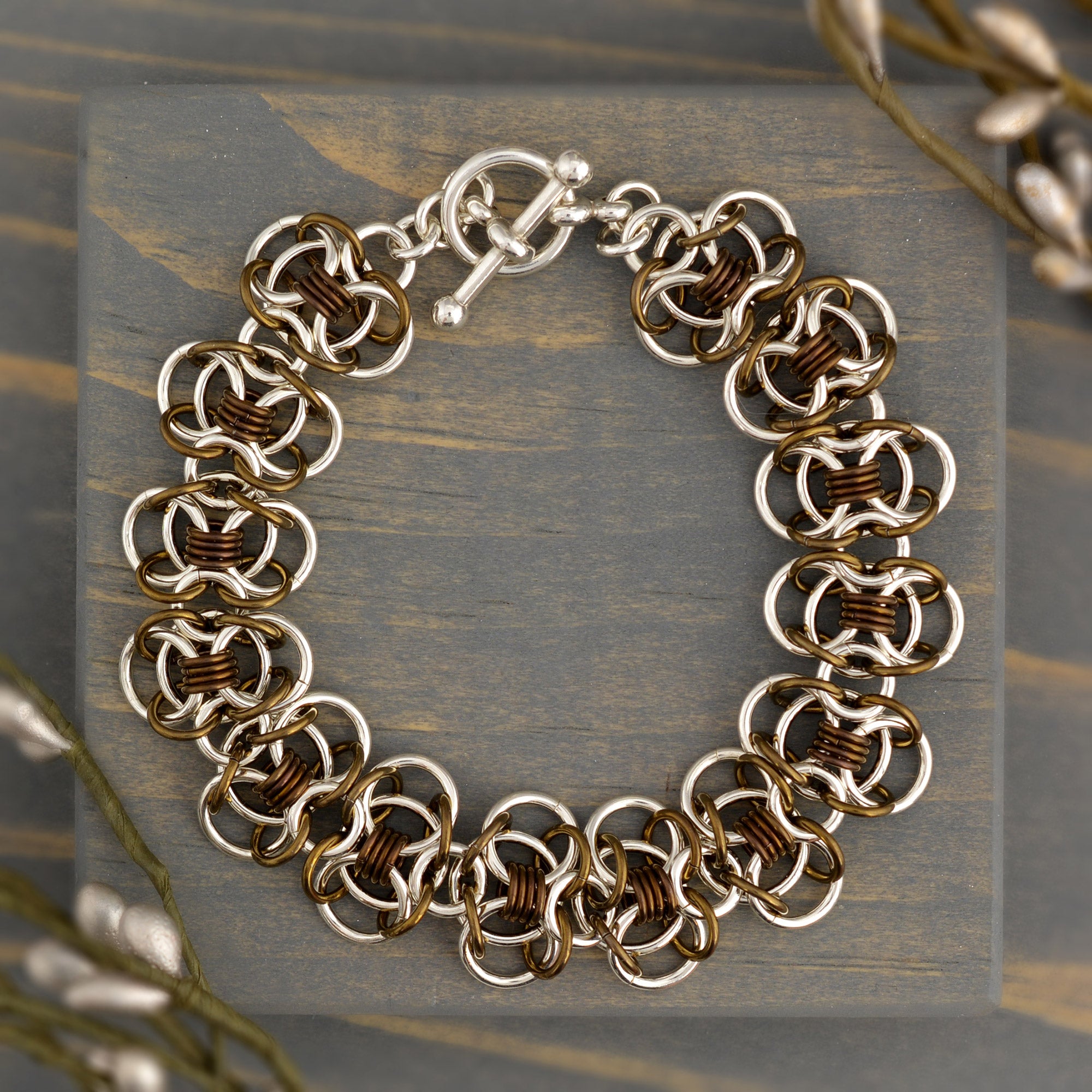 SALE: Sterling Silver Coiled Butterfly Bracelet - Medium (7.5")