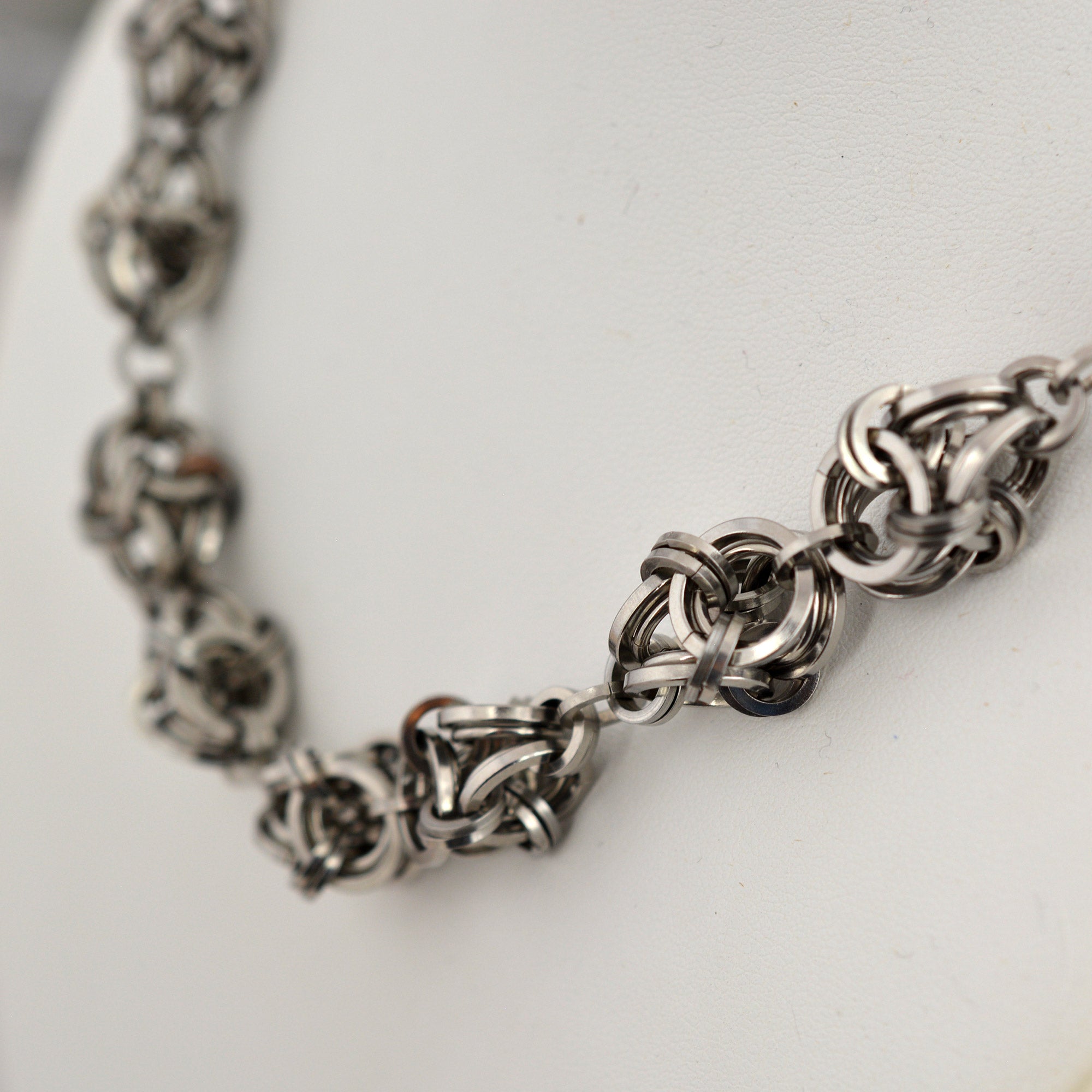 SALE: Stainless Steel Polyhedron Necklace