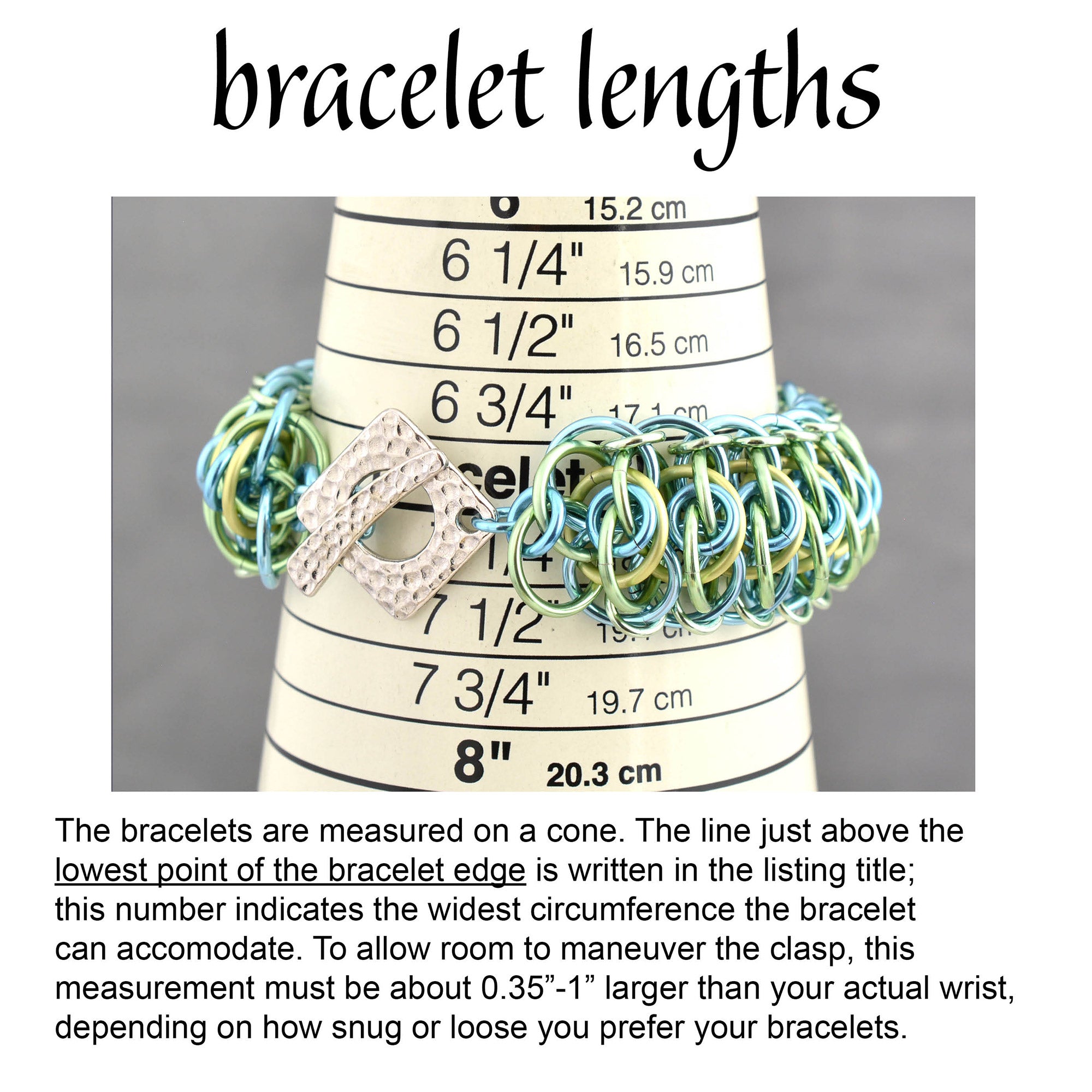 SALE: Edged Viperscale Bracelet - Medium (7.25")