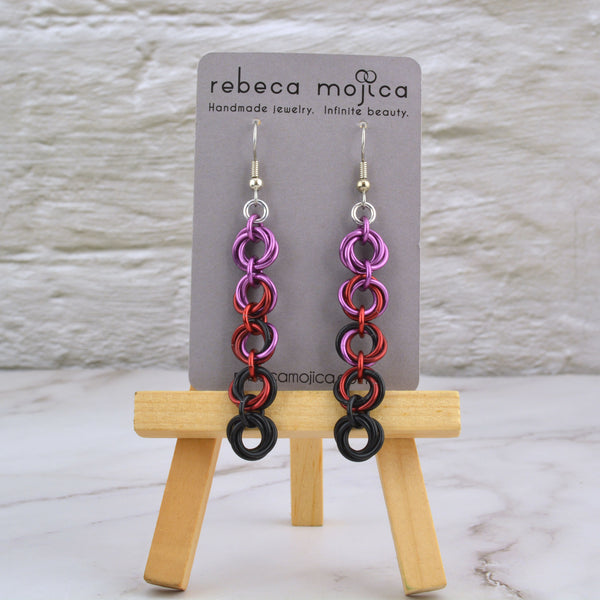 SALE: 5-Knot Earring - Gothic Rose