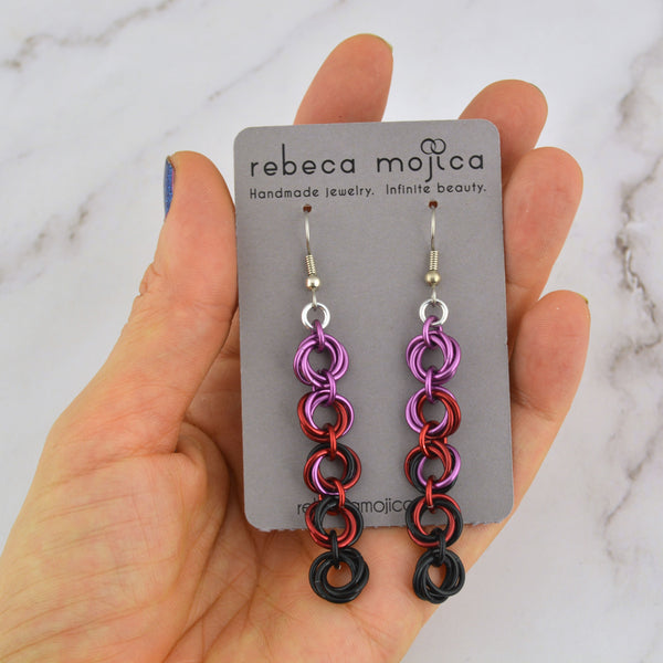 SALE: 5-Knot Earring - Gothic Rose