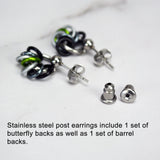 LGBTQIA+ Pride Tiny Hoop Flag Earrings - Pick Your Flag, 50+ Flags to Choose From