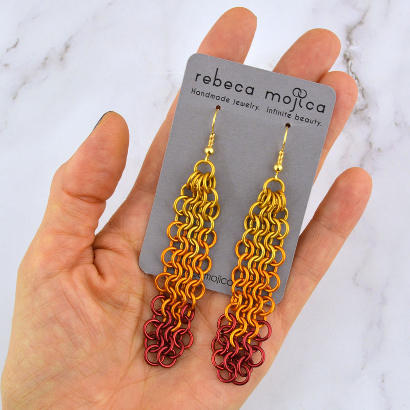 OVERSTOCK SALE: Mesh Waterfall Earring