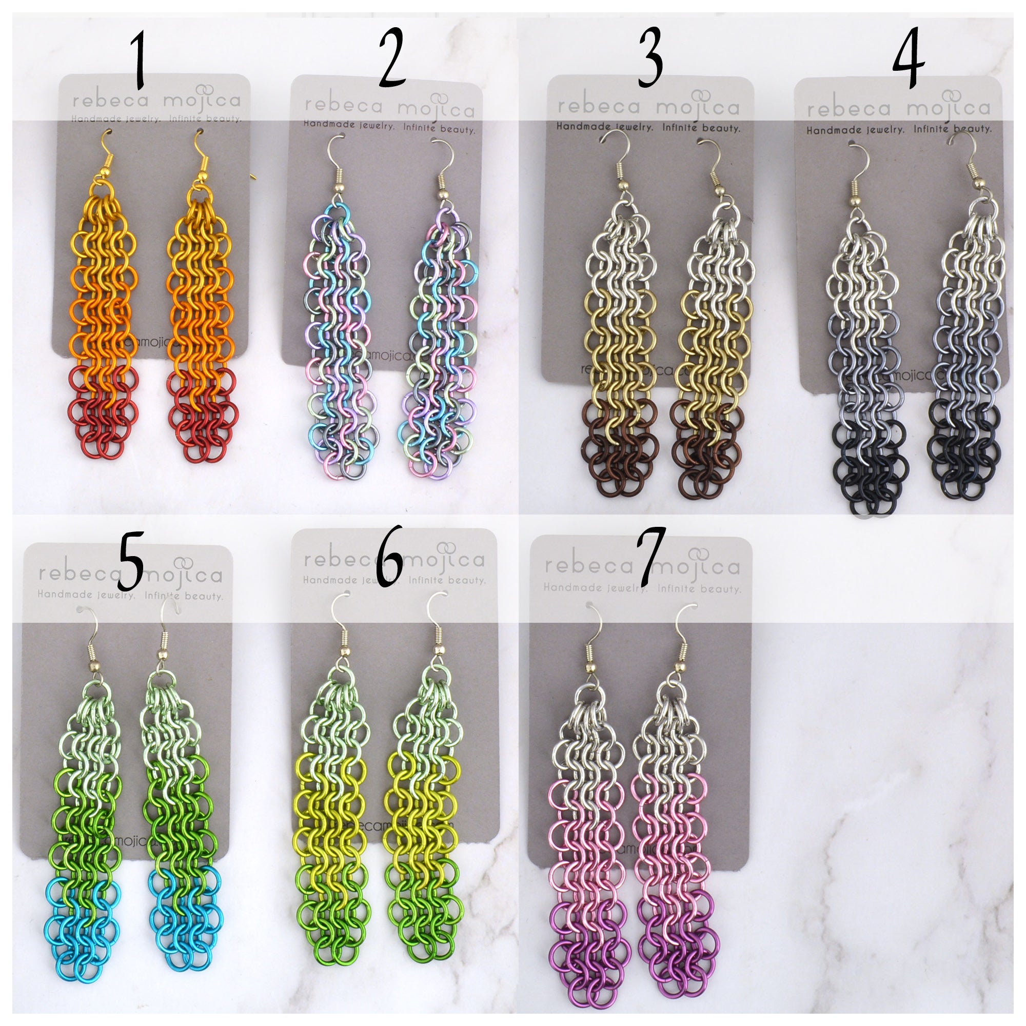 OVERSTOCK SALE: Mesh Waterfall Earring