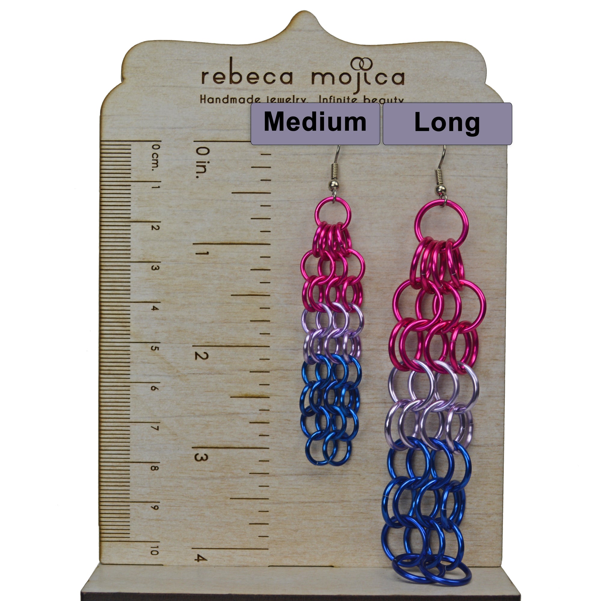 Bisexual Pride - Mesh Earrings